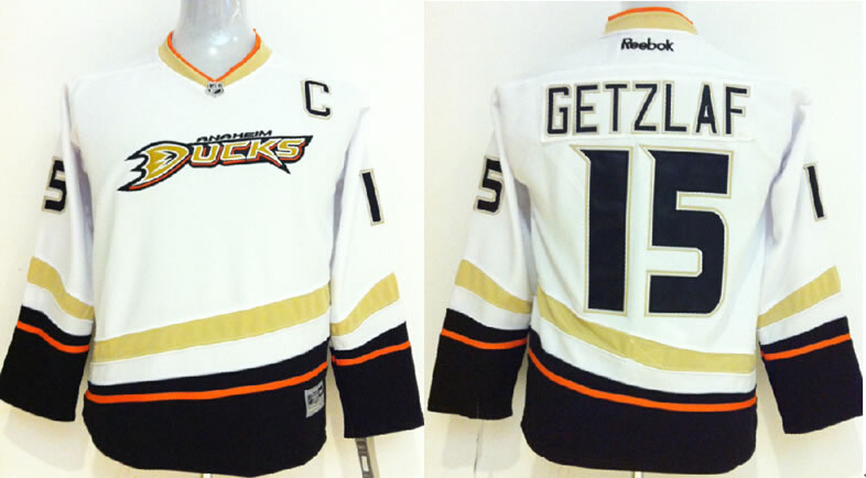 Youth Anaheim Ducks #15 Ryan Getzlaf White Jerseys,We sell and wholesale Youth Anaheim Ducks #15 Ryan Getzlaf White Jerseys on line form chian!