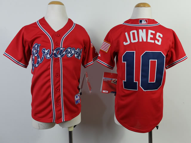 Youth Atlanta Braves #10 Chipper Jones 2014 Red Jerseys,We sell and wholesale Youth Atlanta Braves #10 Chipper Jones 2014 Red Jerseys on line form chian!