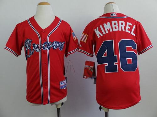 Youth Atlanta Braves #46 Craig Kimbrel 2014 Red Jerseys,We sell and wholesale Youth Atlanta Braves #46 Craig Kimbrel 2014 Red Jerseys on line form chian!