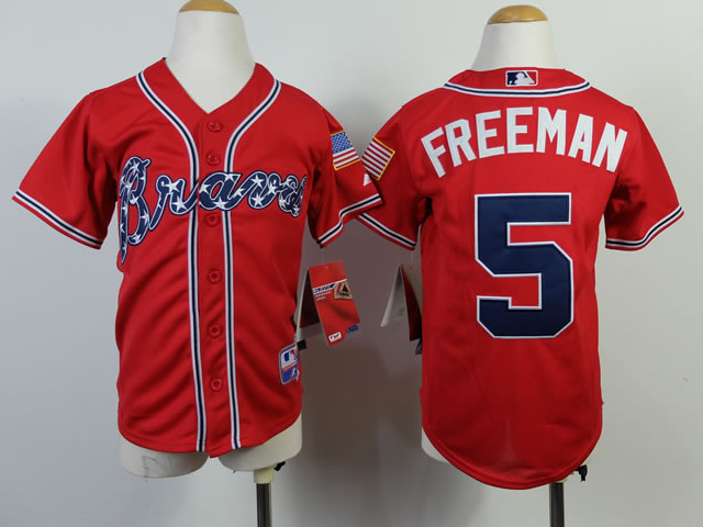 Youth Atlanta Braves #5 Freddie Freeman 2014 Red Jerseys,We sell and wholesale Youth Atlanta Braves #5 Freddie Freeman 2014 Red Jerseys on line form chian!