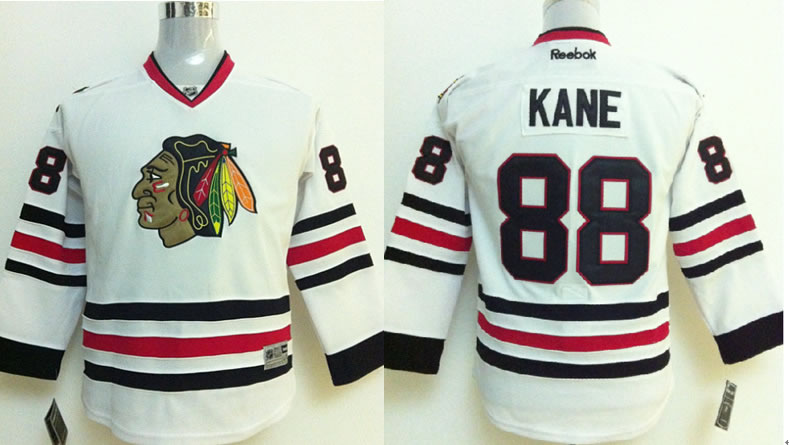 Youth Chicago Blackhawks #88 Patrick Kane White Jerseys,We sell and wholesale Youth Chicago Blackhawks #88 Patrick Kane White Jerseys on line form chian!