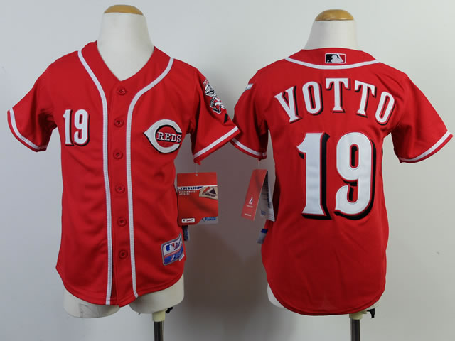 Youth Cincinnati Reds #19 Votto Red Jerseys,We sell and wholesale Youth Cincinnati Reds #19 Votto Red Jerseys on line form chian!