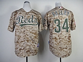 Youth Cincinnati Reds #34 Homer Bailey 2014 Camo Jerseys,baseball caps,new era cap wholesale,wholesale hats