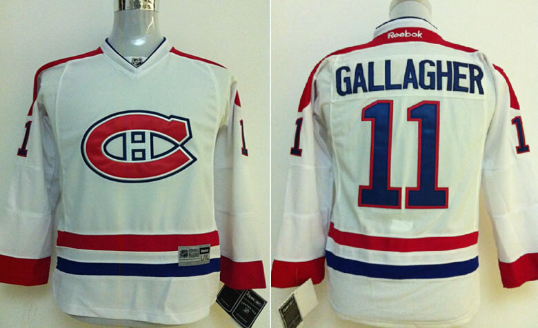 Youth Montreal Canadiens #11 Brendan Gallagher White Jerseys,We sell and wholesale Youth Montreal Canadiens #11 Brendan Gallagher White Jerseys on line form chian!