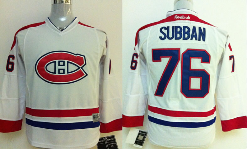 Youth Montreal Canadiens #76 Subban white Jerseys,We sell and wholesale Youth Montreal Canadiens #76 Subban white Jerseys on line form chian!