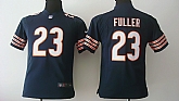 Youth Nike Chicago Bears #23 Fuller Navy Blue Game Jerseys
