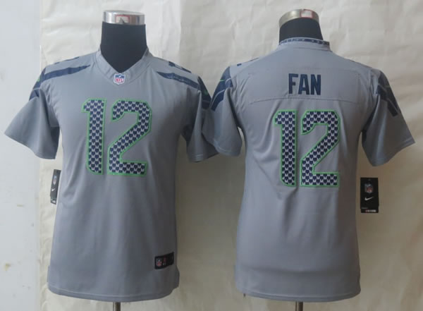 Youth Nike Limited Seattle Seahawks #12 Fan Gray Jerseys,We sell and wholesale Youth Nike Limited Seattle Seahawks #12 Fan Gray Jerseys on line form chian!