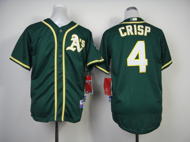 Youth Oakland Athletics #4 Crisp 2014 Green Jerseys,We sell and wholesale Youth Oakland Athletics #4 Crisp 2014 Green Jerseys on line form chian!