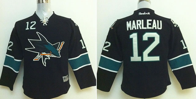 Youth San Jose Sharks #12 Patrick Marleau Black Jerseys,We sell and wholesale Youth San Jose Sharks #12 Patrick Marleau Black Jerseys on line form chian!