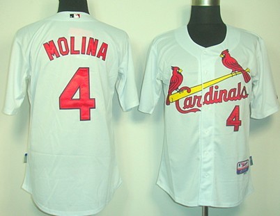 Youth St. Louis Cardinals #4 Yadier Molina White Jerseys,We sell and wholesale Youth St. Louis Cardinals #4 Yadier Molina White Jerseys on line form chian!