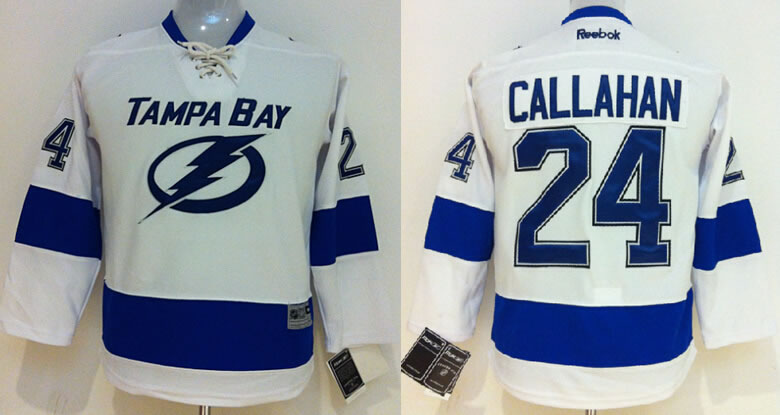 Youth Tampa Bay Lightning #24 Ryan Callahan White Jerseys,We sell and wholesale Youth Tampa Bay Lightning #24 Ryan Callahan White Jerseys on line form chian!