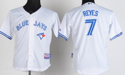 Youth Toronto Blue Jays #7 Jose Reyes 2012 White Jerseys,We sell and wholesale Youth Toronto Blue Jays #7 Jose Reyes 2012 White Jerseys on line form chian!