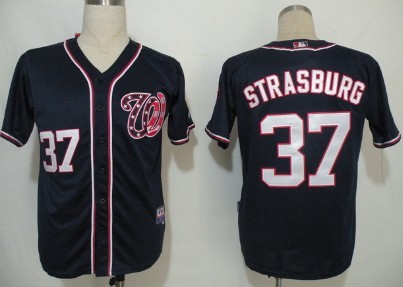 Youth Washington Nationals #37 Stephen Strasburg Navy Blue Jerseys,We sell and wholesale Youth Washington Nationals #37 Stephen Strasburg Navy Blue Jerseys on line form chian!