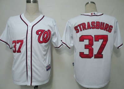 Youth Washington Nationals #37 Stephen Strasburg White Jerseys,We sell and wholesale Youth Washington Nationals #37 Stephen Strasburg White Jerseys on line form chian!