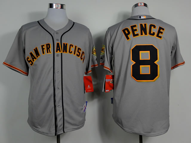 San Francisco Giants #8 Pence 2014 Gray Jerseys,We sell and wholesale San Francisco Giants #8 Pence 2014 Gray Jerseys on line form chian!