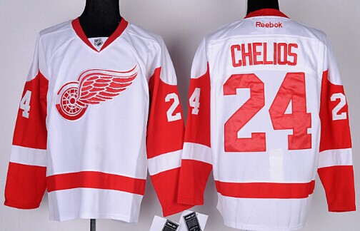 Detroit Red Wings #24 Chris Chelios White Jerseys,We sell and wholesale Detroit Red Wings #24 Chris Chelios White Jerseys on line form chian!