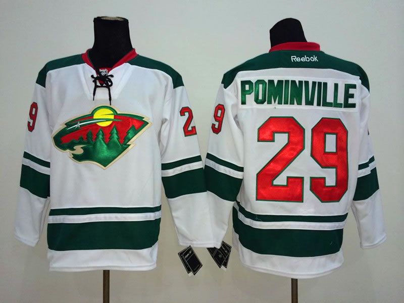 Minnesota Wilds #29 Pominville White Jerseys,We sell and wholesale Minnesota Wilds #29 Pominville White Jerseys on line form chian!
