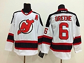 New Jersey Devils #6 Andy Greene White Jerseys