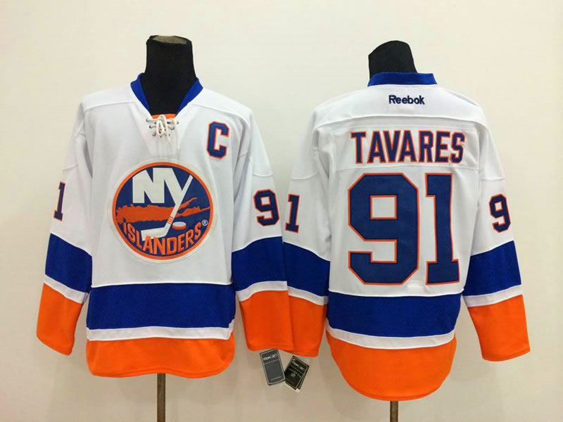 New York Islanders #91 John Tavares White Jerseys,We sell and wholesale New York Islanders #91 John Tavares White Jerseys on line form chian!