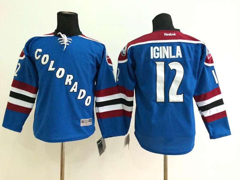 Youth Colorado Avalanche #12 Jarome Iginla Blue Jerseys,We sell and wholesale Youth Colorado Avalanche #12 Jarome Iginla Blue Jerseys on line form chian!