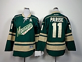 Youth Minnesota Wilds #11 Zach Parise Green Third Jerseys,baseball caps,new era cap wholesale,wholesale hats