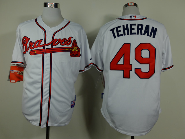 Atlanta Braves #49 Julio Teheran White Jerseys,We sell and wholesale Atlanta Braves #49 Julio Teheran White Jerseys on line form chian!