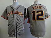 San Francisco Giants #12 Joe Panik 2014 Gray Throwback Jerseys,baseball caps,new era cap wholesale,wholesale hats