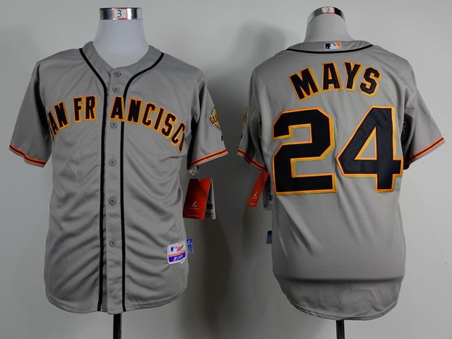 San Francisco Giants #24 Mays 2014 Gray Throwback Jerseys,We sell and wholesale San Francisco Giants #24 Mays 2014 Gray Throwback Jerseys on line form chian!