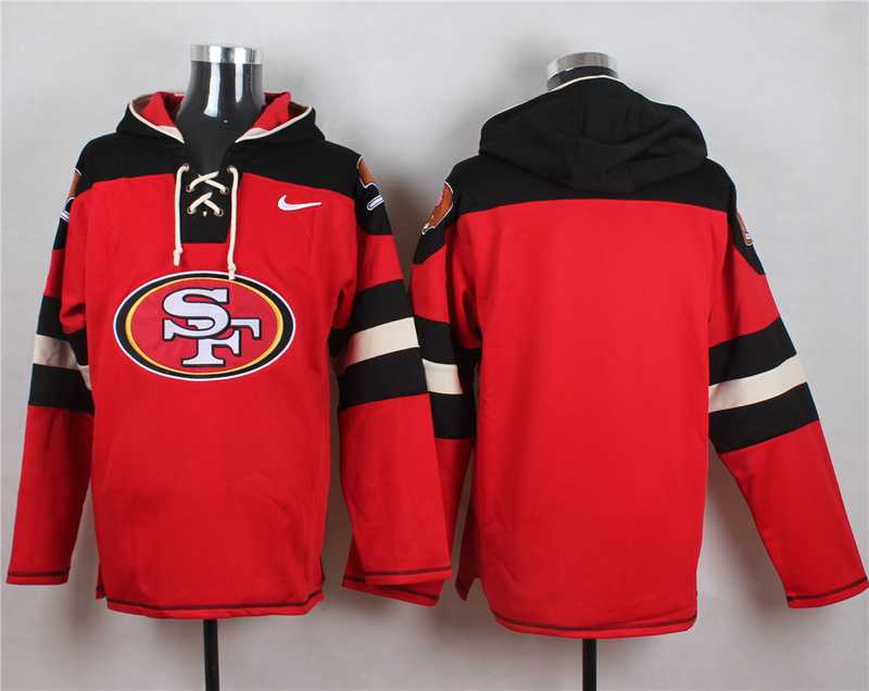Men Nike San Francisco 49ers Customized Red Stitched Hoodie,We sell and wholesale Men Nike San Francisco 49ers Customized Red Stitched Hoodie on line form chian!