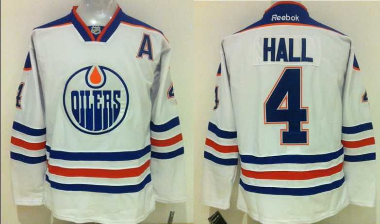 Edmonton Oilers #4 Taylor Hall White Jerseys,We sell and wholesale Edmonton Oilers #4 Taylor Hall White Jerseys on line form chian!