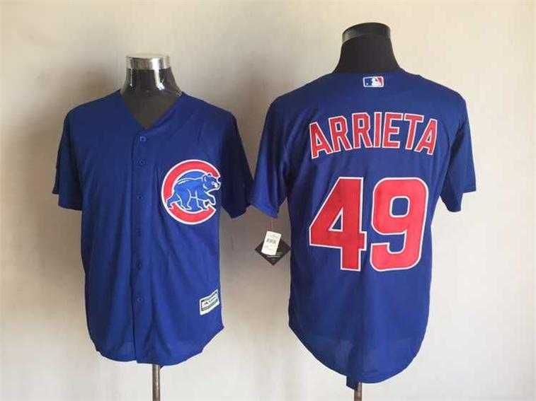 Majestic Chicago Cubs #49 Jake Arrieta Blue MLB Stitched Jerseys,We sell and wholesale Majestic Chicago Cubs #49 Jake Arrieta Blue MLB Stitched Jerseys on line form chian!