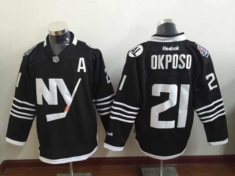 New York Islanders #21 Kyle Okposo 2015 Black Jerseys,We sell and wholesale New York Islanders #21 Kyle Okposo 2015 Black Jerseys on line form chian!