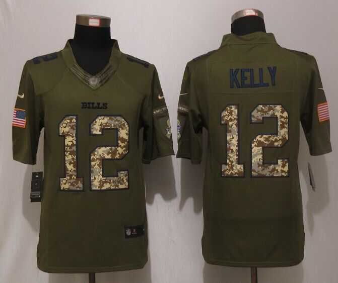 Nike Limited Buffalo Bills #12 Kelly Salute To Service Green Jerseys,We sell and wholesale Nike Limited Buffalo Bills #12 Kelly Salute To Service Green Jerseys on line form chian!