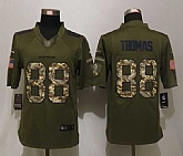Nike Limited Denver Broncos #88 Thomas Salute To Service Green Jerseys,baseball caps,new era cap wholesale,wholesale hats