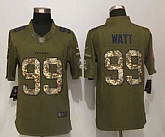 Nike Limited Houston Texans #99 Watt Salute To Service Green Jerseys,baseball caps,new era cap wholesale,wholesale hats
