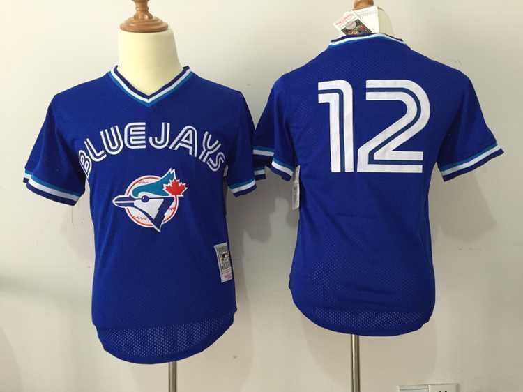 Toronto Blue Jays #12 Alomar Throwback Blue Jerseys,We sell and wholesale Toronto Blue Jays #12 Alomar Throwback Blue Jerseys on line form chian!