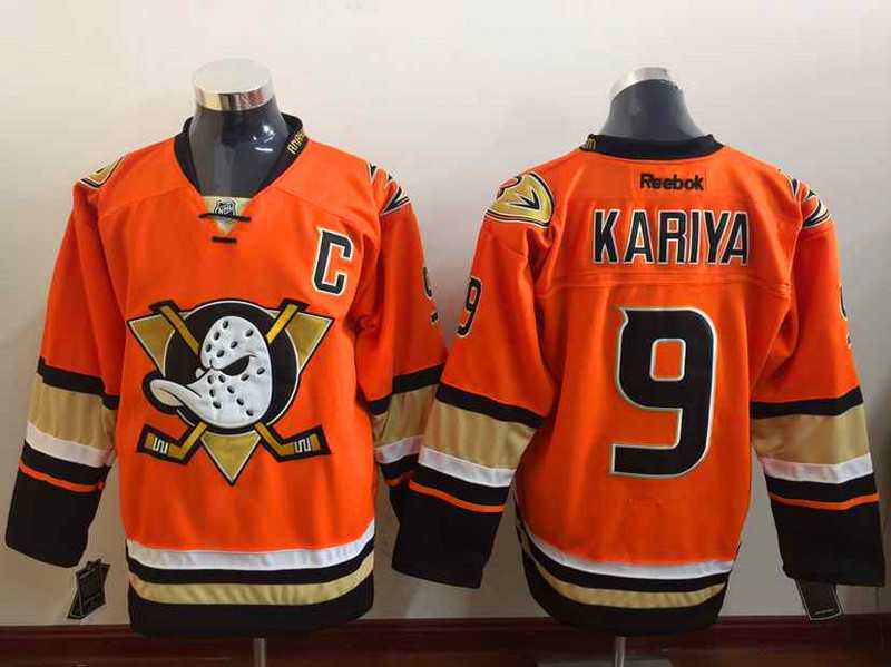 Anaheim Ducks #9 Paul Kariya 2015 Orange Jerseys,We sell and wholesale Anaheim Ducks #9 Paul Kariya 2015 Orange Jerseys on line form chian!