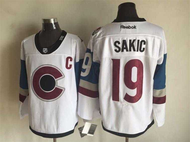 Colorado Avalanche #19 Joe Sakic 2015 White Jerseys,We sell and wholesale Colorado Avalanche #19 Joe Sakic 2015 White Jerseys on line form chian!