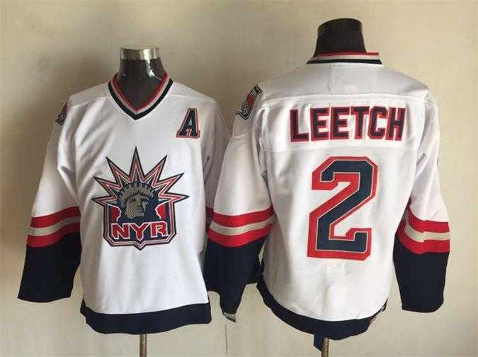 New York Rangers #2 Brian Leetch White CCM Throwback Statue Of Liberty Jerseys,We sell and wholesale New York Rangers #2 Brian Leetch White CCM Throwback Statue Of Liberty Jerseys on line form chian!