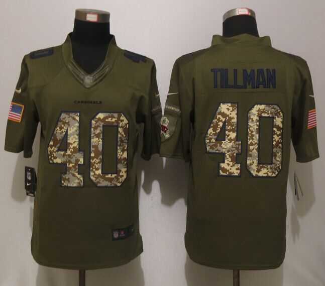 Nike Limited Arizona Cardinals #40 Tillman Green Salute To Service Jerseys,We sell and wholesale Nike Limited Arizona Cardinals #40 Tillman Green Salute To Service Jerseys on line form chian!