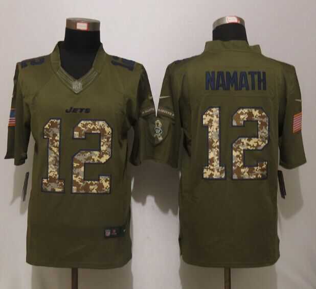 Nike Limited New York Jets #12 Namath Green Salute To Service Jerseys,We sell and wholesale Nike Limited New York Jets #12 Namath Green Salute To Service Jerseys on line form chian!