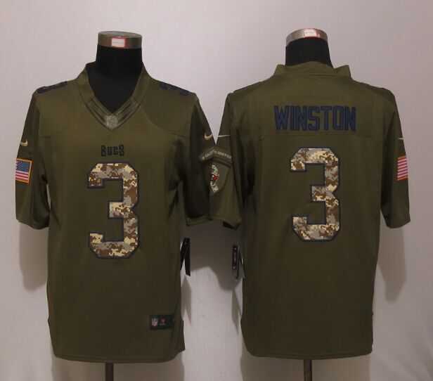 Nike Limited Tampa Bay Buccaneers #3 Jameis Winston Green Salute To Service Jerseys,We sell and wholesale Nike Limited Tampa Bay Buccaneers #3 Jameis Winston Green Salute To Service Jerseys on line form chian!