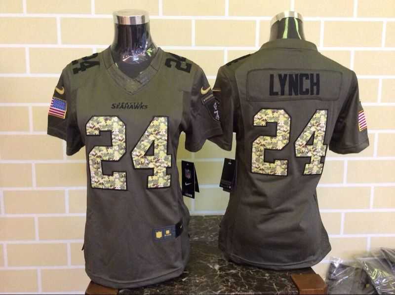 Womens Limited Nike Seattle Seahawks #24 Lynch Green Salute To Service Jerseys,We sell and wholesale Womens Limited Nike Seattle Seahawks #24 Lynch Green Salute To Service Jerseys on line form chian!