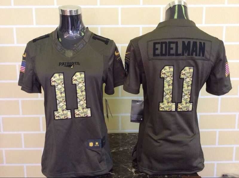 Womens Limited Nike New England Patriots #11 Julian Edelman Salute To Service Green Jerseys,We sell and wholesale Womens Limited Nike New England Patriots #11 Julian Edelman Salute To Service Green Jerseys on line form chian!