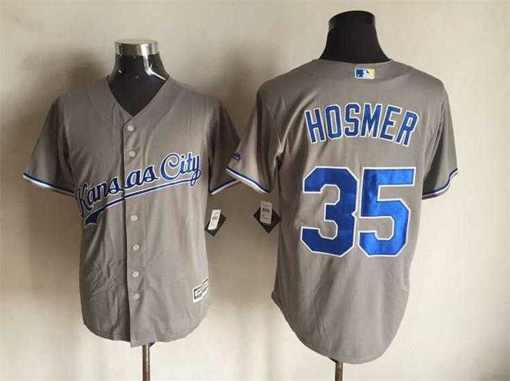 Majestic Kansas City Royals #35 Hosmer Gray Stitched Jerseys,We sell and wholesale Majestic Kansas City Royals #35 Hosmer Gray Stitched Jerseys on line form chian!