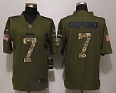 Nike Limited San Francisco 49ers #7 Kaepernick Green Salute To Service Jerseys,baseball caps,new era cap wholesale,wholesale hats