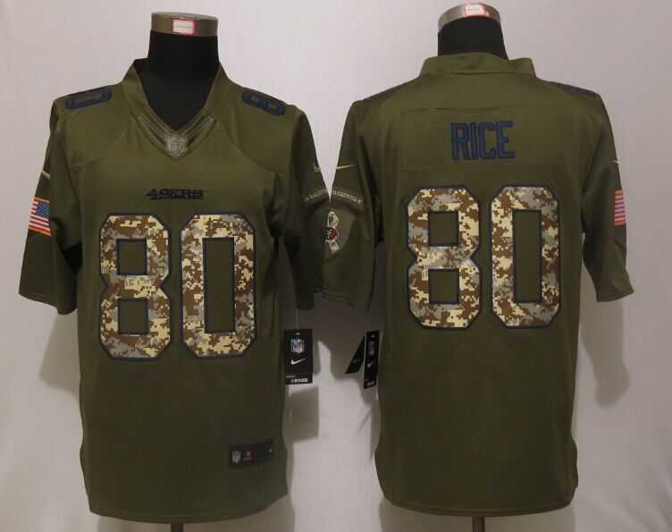 Nike Limited San Francisco 49ers #80 Rice Green Salute To Service Jerseys,We sell and wholesale Nike Limited San Francisco 49ers #80 Rice Green Salute To Service Jerseys on line form chian!