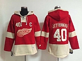 Detroit Red Wings #40 Henrik Zetterberg 2016 Red Stitched Hoodie,baseball caps,new era cap wholesale,wholesale hats