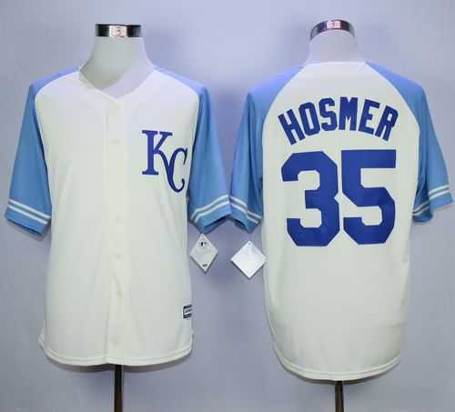 Majestic Kansas City Royals #35 Eric Hosmer Cream Exclusive Vintage Stitched MLB Jerseys,We sell and wholesale Majestic Kansas City Royals #35 Eric Hosmer Cream Exclusive Vintage Stitched MLB Jerseys on line form chian!