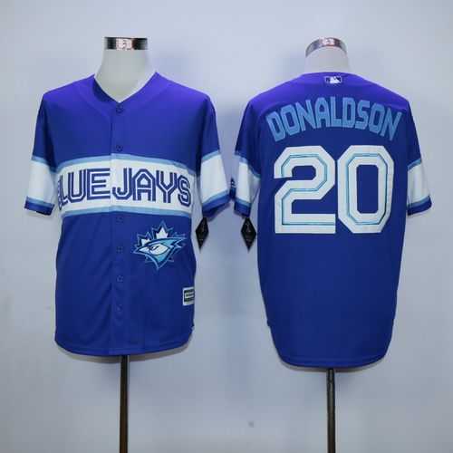 Majestic Toronto Blue Jays #20 Josh Donaldson Blue Exclusive New Cool Base Stitched MLB Jerseys,We sell and wholesale Majestic Toronto Blue Jays #20 Josh Donaldson Blue Exclusive New Cool Base Stitched MLB Jerseys on line form chian!